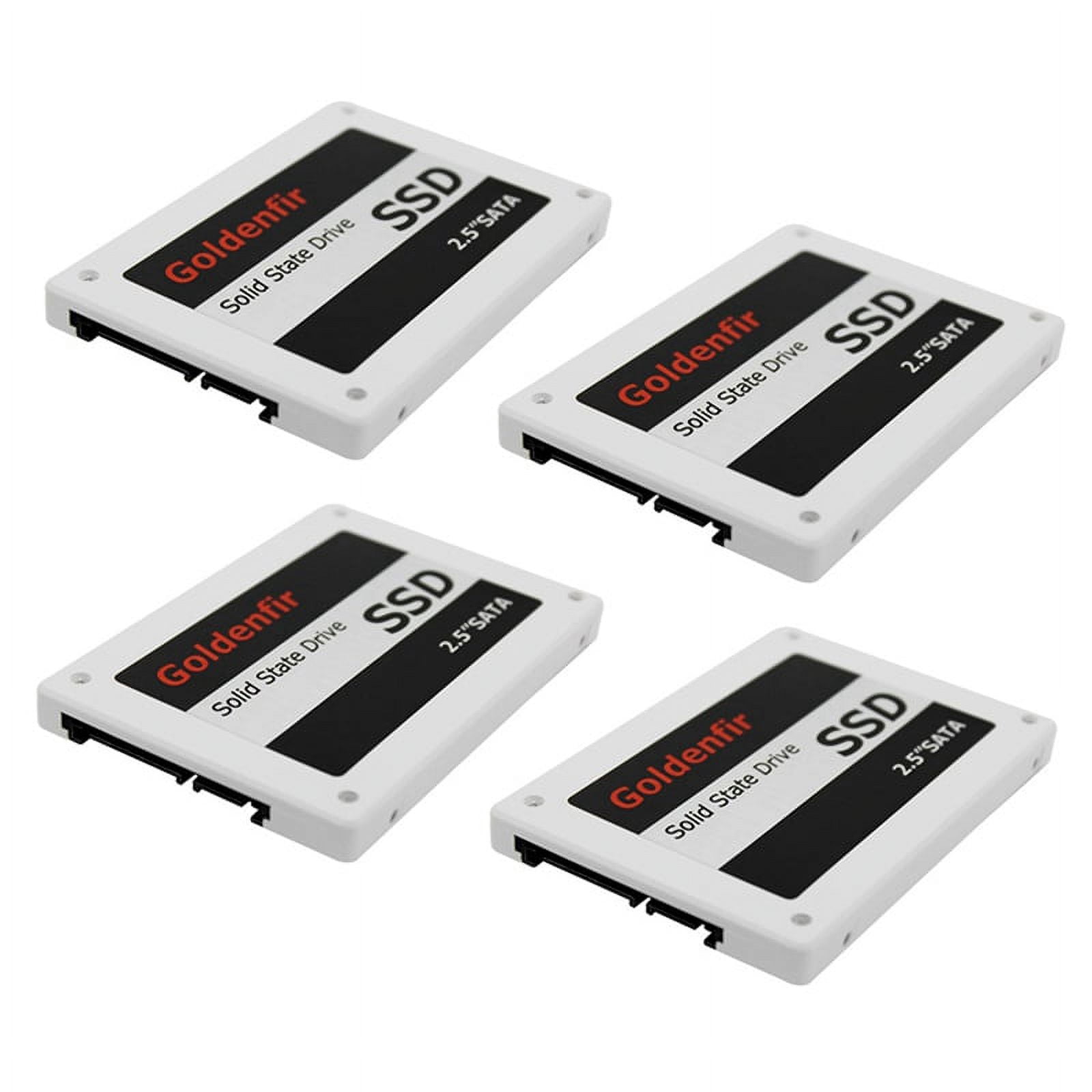 4X Goldenfir SSD 64GB SSD 2.5 Hard Drive Disk Disc Solid State Disks 2.5Inch Internal SSD,4 x 2.5inch Hard Drive Disk Disc,White