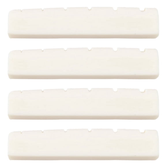 4X Guitar Guitar Bridge Bone Bone Nut Saddle Acoustic Bridge Saddle,4x Guitar Nut bone,