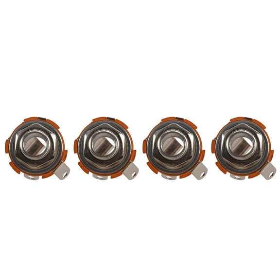 4X Guitar Parts & Accessories 1/4 6.35mm 2-Conductor Mono Chassis Guitar Input Output