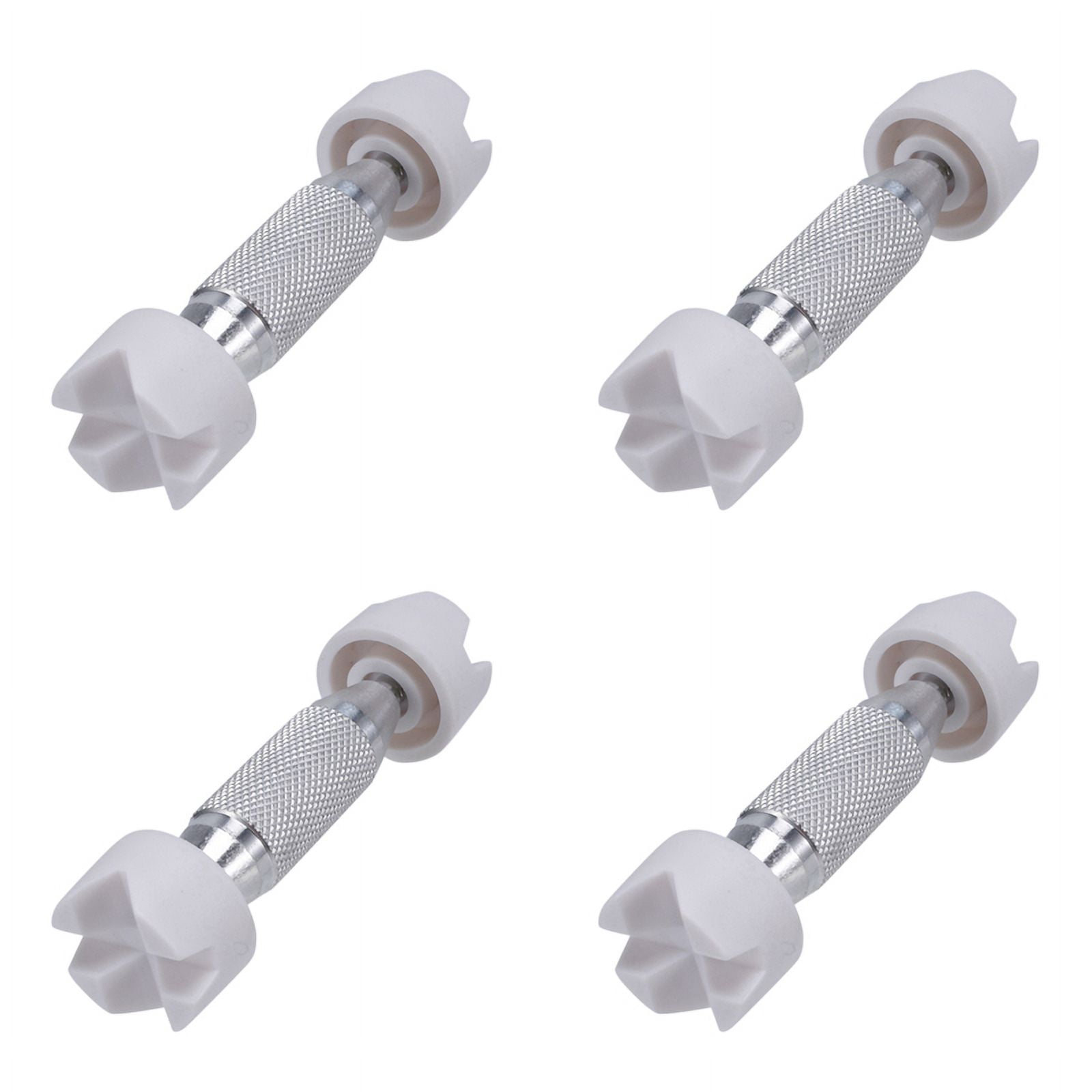 4X Guitar Repair Brace Tools Guitar Sound Beam Repair Stand Holder for Acoustic Guitar Luthier Supplies DIY Silver+White
