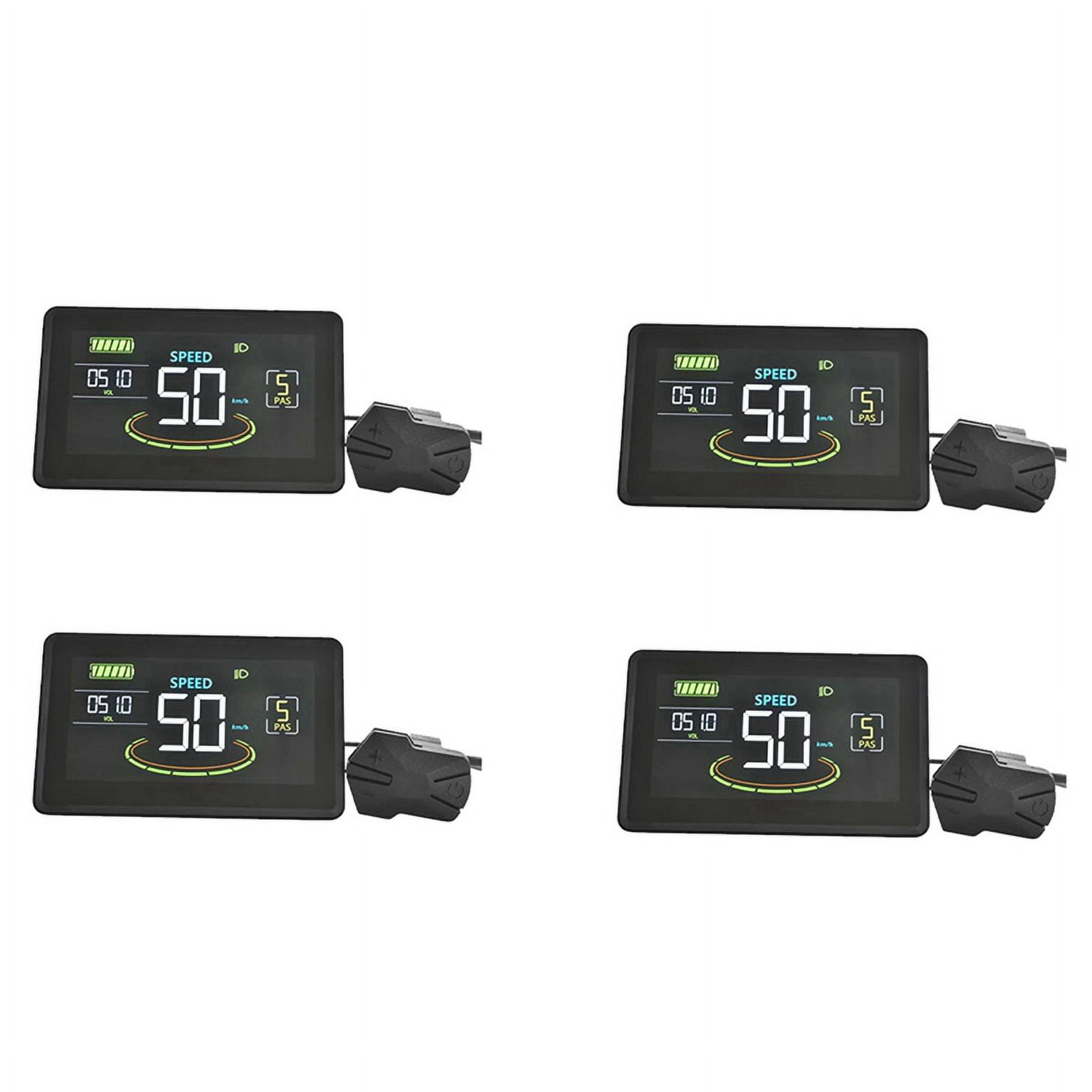 H6C Compteur D'Affichage LCD Pour VéLo éLectrique 24V-60V E Scooter Ecran Couleur Avec Usb Uart 5pin~p143243215