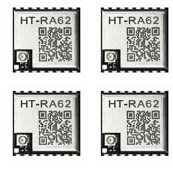 4X HT-RA62 LoRa Series Module SX1262 Secondary Development Supports LoRaWAN Protocol 868-915MHz,4 x HT-RA62 LoRa Series Module