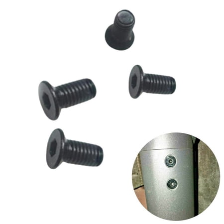 4X Handlebar To Pole Screws Stainless Steel For Ninebot Segway ES2 ES ES4 Black
