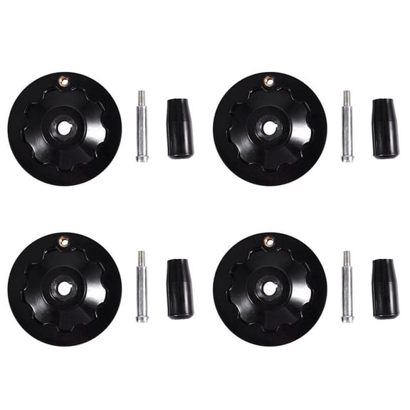 4X Handwheel with Rotating Handle, 10 X 80 mm