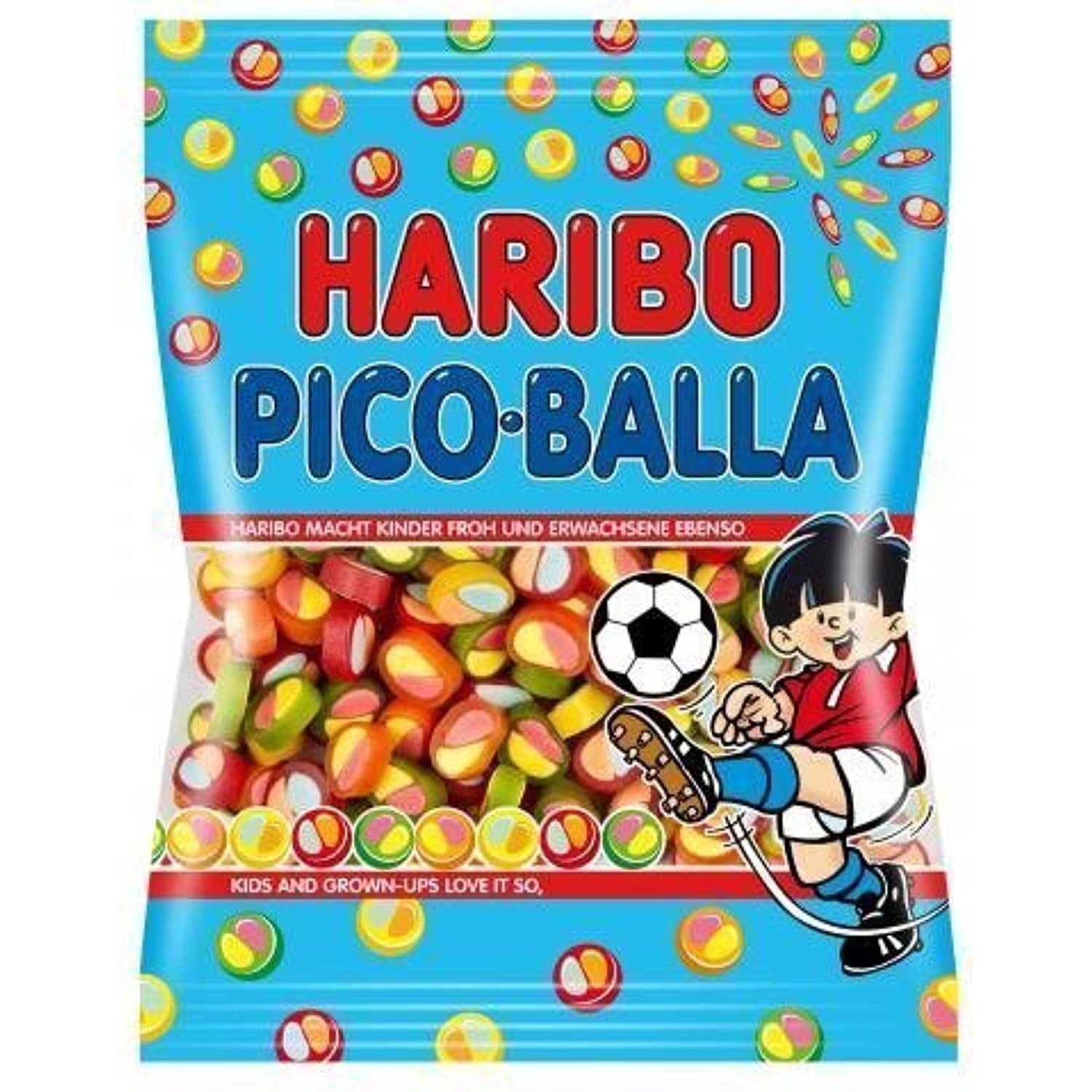 Haribo Pico-Balla 22er Pack (22x160g Packung) + usy Block