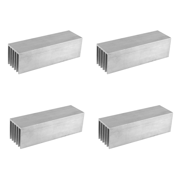 4X Heatsink 100X30X30MM Power Amplifier Aluminum Heat Sink Radiator Module for Cooling System