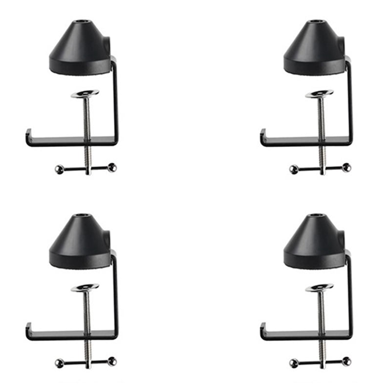 4X Heavy-Duty Metal Table Mounting Clamp Cantilever Bracket Clamp for Microphone Suspension Boom Scissor Arm Stand