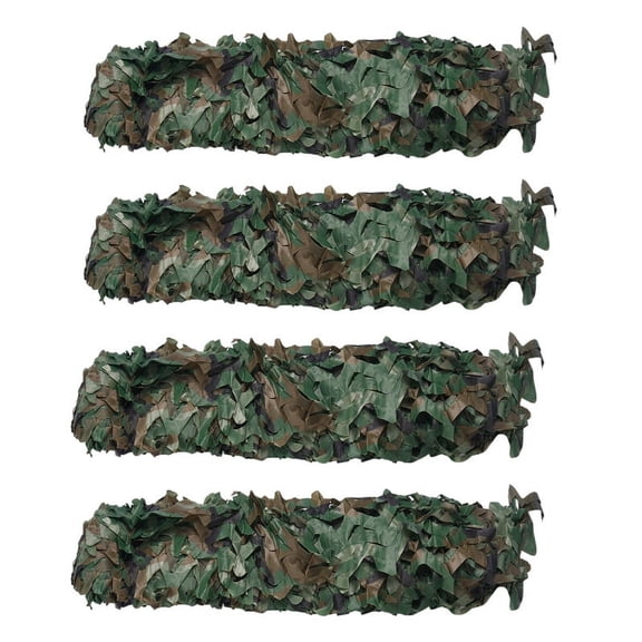 4X Hunting Camouflage Nets Camo Netting Blinds Great for Sunshade Camping Hunting Decoration,3Mx2M