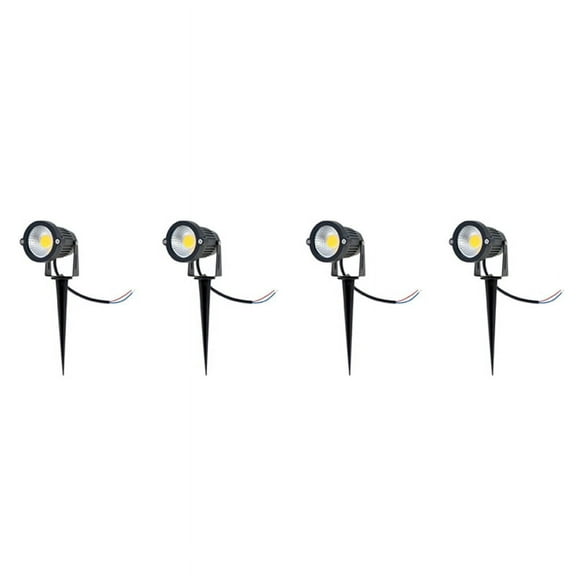 4X IP65 Outdoor Landscape LED Lawn Light Garden Spotlight 5W 12V AC DC