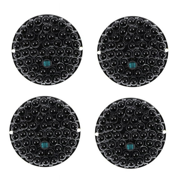 4X IR Infrared LED Board 940Nm 48Pcs IR LEDs Invisible At Night No Exposure Light Board