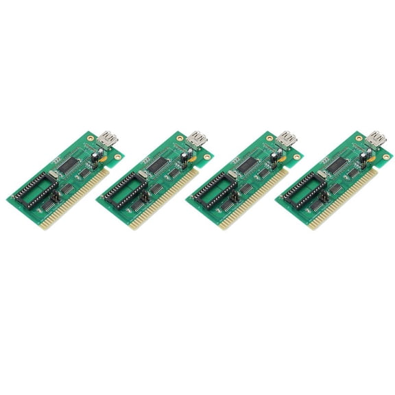 4X ISA to USB Adapter Board ISA Interface to USB Interface for Industrial Control,4 x ISA to USB Adapter Board,green