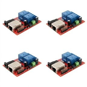 4X LAN Ethernet 2-Way Relay Board Delay Switch TCP/UDP Controller Module WEB Server