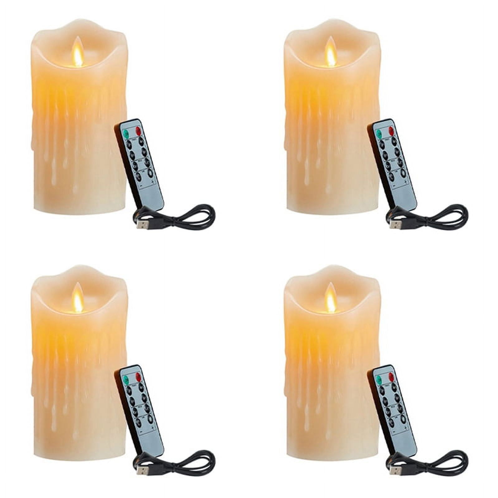 3 PCS Easter Bunny Flameless Candles | Real Wax LED Scented Candles For Home Decor