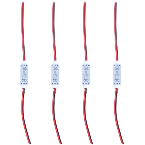 4X LED Dimmer 12A 12V-24V for LED Strips Monochrome Controller