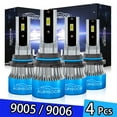 thumbnail image 1 of 4X LED Headlight Bulbs 9005 9006 For 2008 Toyota Corolla Sport Sedan 4-Door 1.8L Plug-N-Play Halogen Replacement, 1 of 11
