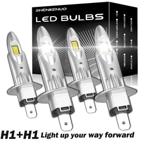 4X LED Headlight Bulbs Conversion Kit High Low Beam Super Bright 6500K White H1