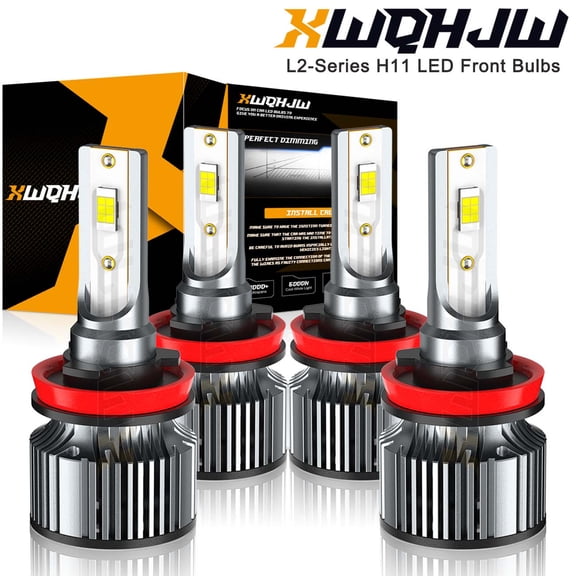 4X LED Headlight High Low Bulbs For Dodge Grand Caravan 2011-2019 2012 2014 2016