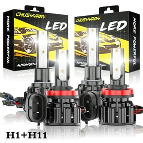4X LED Headlights Combo H1 + H11 H9 High Low Beam Bulbs Kit For Ford Focus 2012 - 2018