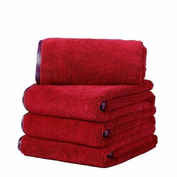 4X Large Microfiber Cleaning Cloth Wash Towel Drying Rag Car Polishing Detailing