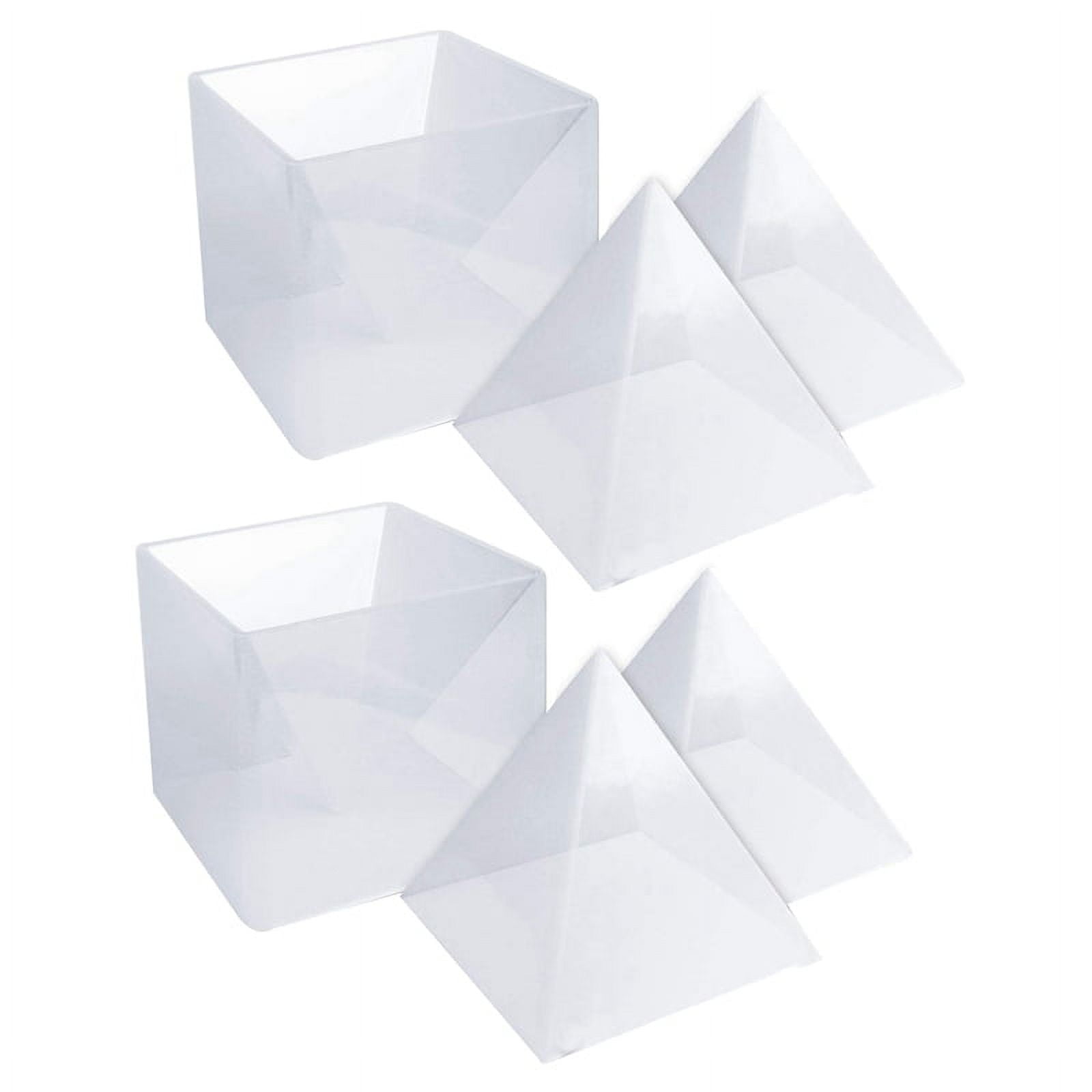 4X Large Resin Moldssilicone Pyramid Molds, Resin Casting Molds for DIY Orgone Pyramid,(Height:15cm/5.9Inch)