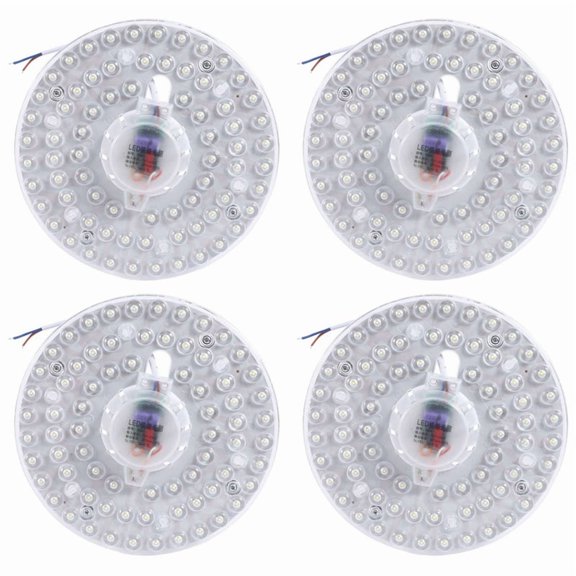 4X Led Ceiling Light Module Light Source 36W Round High Brightness Lighting Indoor Ceiling Light Cold White
