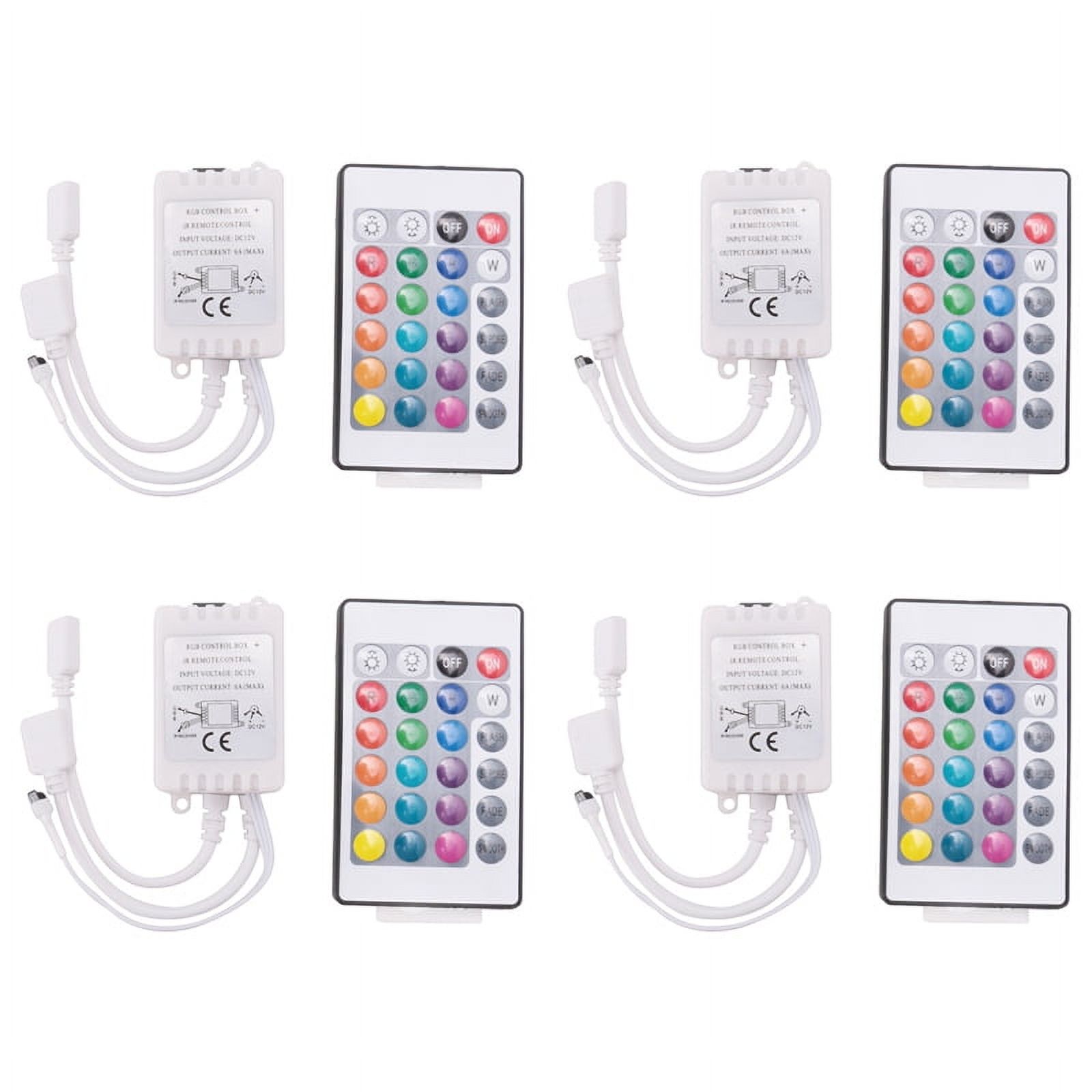 4X Led Strip Lights Controller,Controller RGB Led Strip Light ...