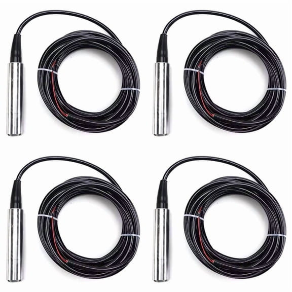 4X Level Sensor TL136 Liquid Level Transmitter Water Level Sensor Detector 24VDC 420mA Output Liquid Level Transmitter,4x Liquid Level Transmitter(24VDC 4-20mA 0-5m)