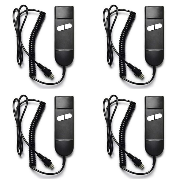 4X Lift Chair Remote Replacement, 5 Pin 2 Button Power Recliner Remote Replacement Parts for Okin Limoss Pride Straight