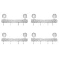 thumbnail image 1 of 4X Light Luxury Style Punch-Free Storage Rack, Shower Suction, Suction Cup Shelf, Shower Dispenser Soap Organizer, 1 of 6
