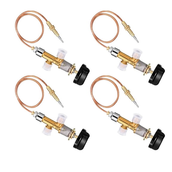 4X Low Pressure Gas Fireplace Failure Control Valve Kit Gas Heater Thermocouple Replacement 5/8-18UNF