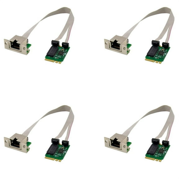 4X M.2 A+E 2.5G Ethernet Adapter 2.5G/1G/100M Multi-Gigabit M.2 Network Card 8125B COM