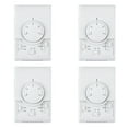 thumbnail image 1 of 4X MT01 220VAC Room Mechanical Thermostat Air Conditioner Fan Coil Thermostat Temperature Controller Warm, 1 of 5
