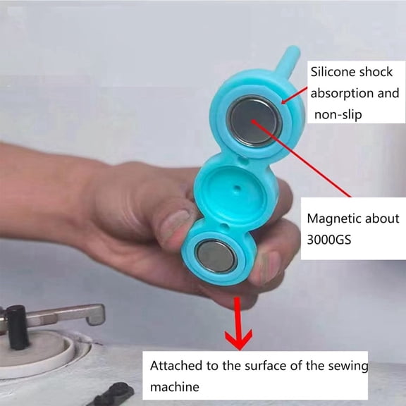 4X Magnetic Bobbin Holder,Thread and Bobbin Organizer for Machine Sewing Magnetic Adsorption Bobbin Organizer Storage B