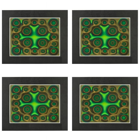 4X Magnetic Viewing Film,6X4 Inch Green Magnetic Field Display Film,Magnetic Flux Display, Magnetic Field Detector