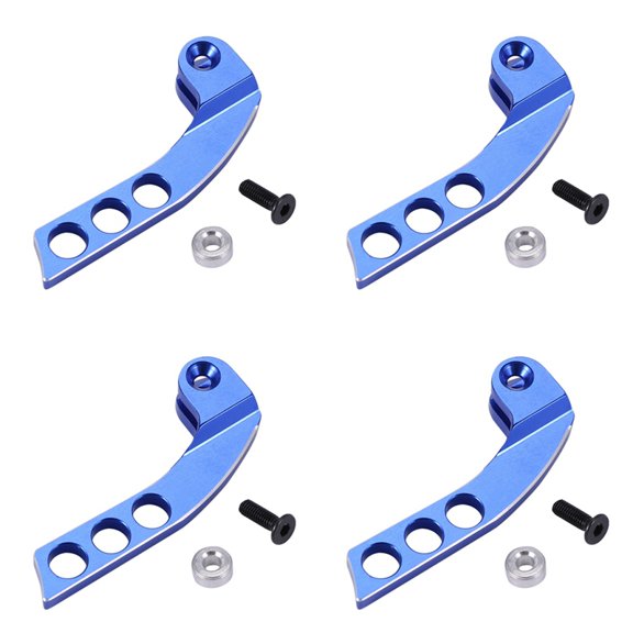 4X Metal 4-Hole Transmitter Neck Strap Balancer Adjuster for Futaba Radiolink X9D RC Remote Control,Blue Vertical