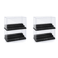 thumbnail image 1 of 4X Mini Figure Display Box, Stackable Dustproof Building Block Box for Action Toys, 1 of 4