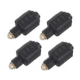 thumbnail image 1 of 4X Mini Optical Audio Adapter 3.5MM Female Jack to Digital Toslink Male Plug for Amplifier, 1 of 8