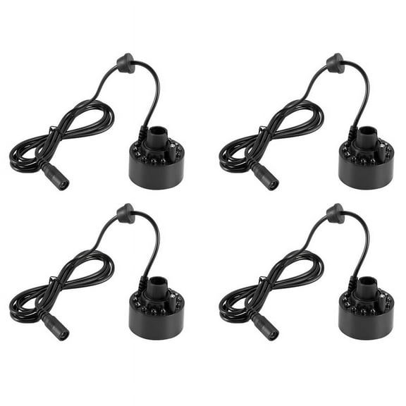 4X Mist Maker, Indoor Fountain Mister Foggers, Small Pond Fog Machine Atomizer Air Humidifier for Halloween, Christmas