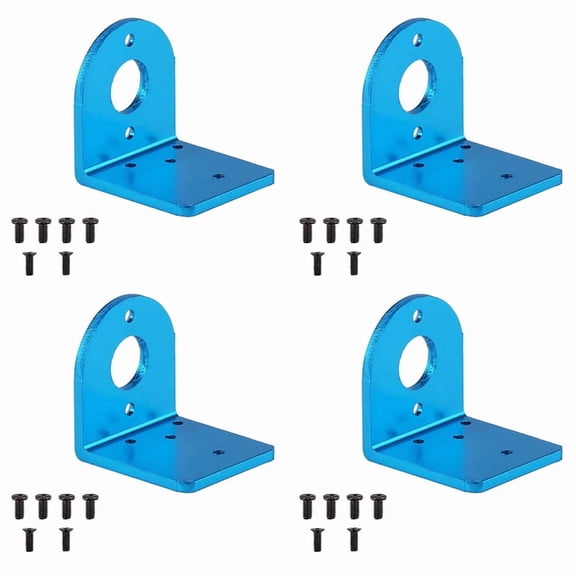 4X Motor Mount, Adjustable for Rc Cars Motor Mount with Screws for Rc Cars 1:12  12428 12423 Fy-03