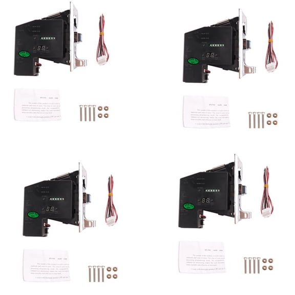4X Multi Coin Acceptor for Mechanism Vending Machine Mech Game