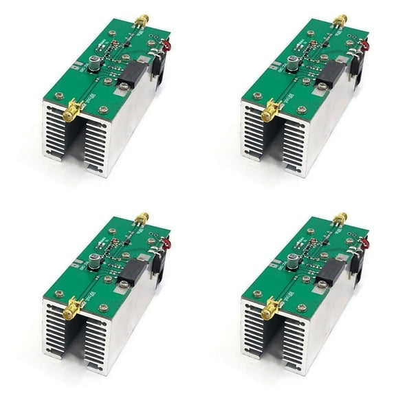 4X NEW Upgrade 13W RF Power Amplifier 433MHz (335-480MHz) Radio Frequency Power Amplifier with Heatsink,4 x Power amplifier