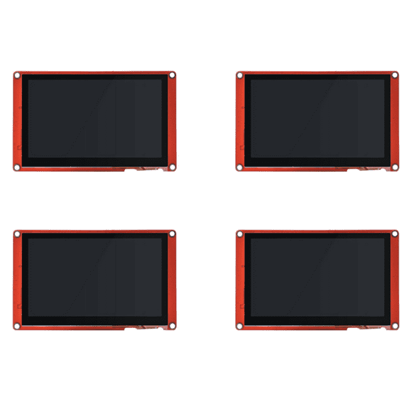 4X NX4827P043-011R 4.3 Inch LCD-TFT HMI Display Module Intelligent Series RGB 65K Color Capacitive Touch Panel,4 x Smart capacitive screen