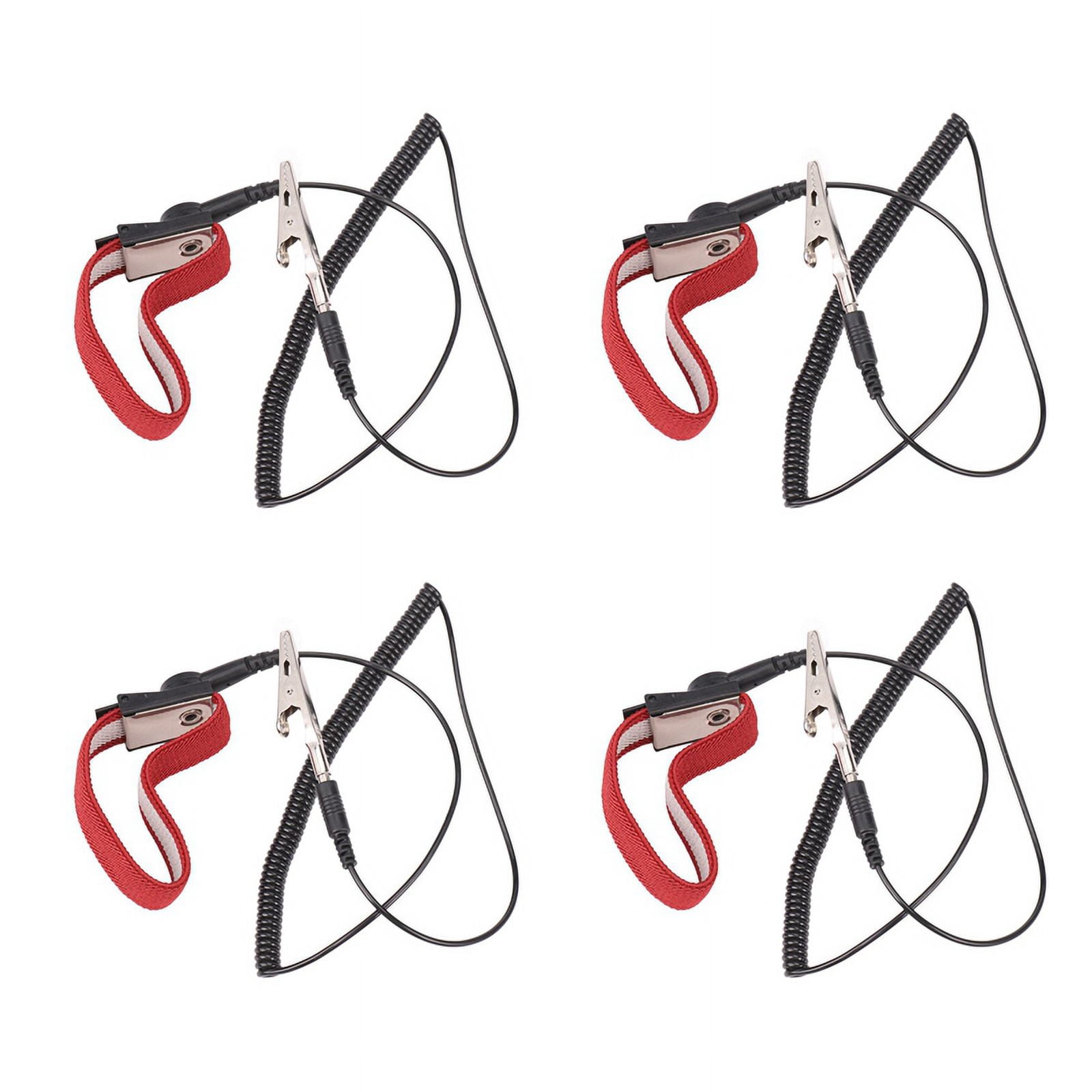 4X New Anti-Static ESD Adjustable Strap Antistatic Grounding Bracelet ...