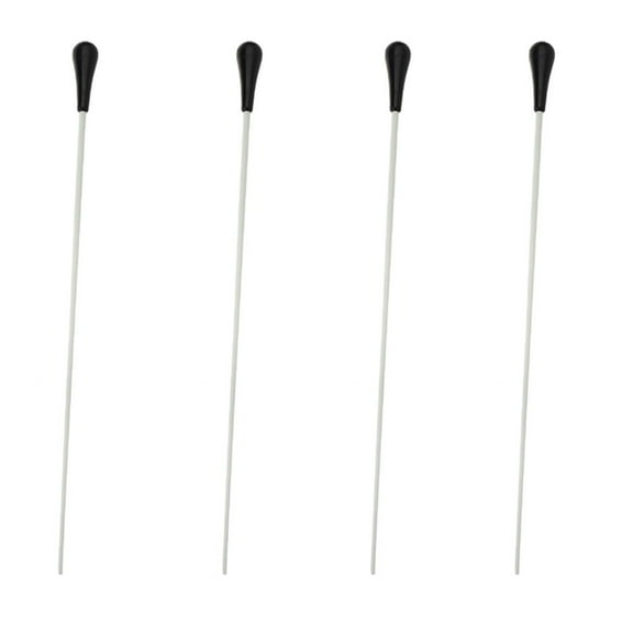 4X New Black ABS Handle Musical Music Conductor Gift White 15Inch