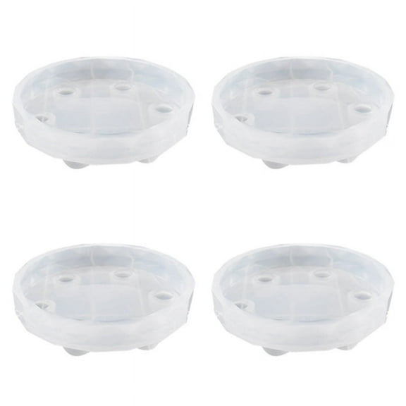 4X New Mini Resin Table Mold Silicone Mold Epoxy Mold Exhibition Table Mold DIY Crafting Tools(Molds Only)