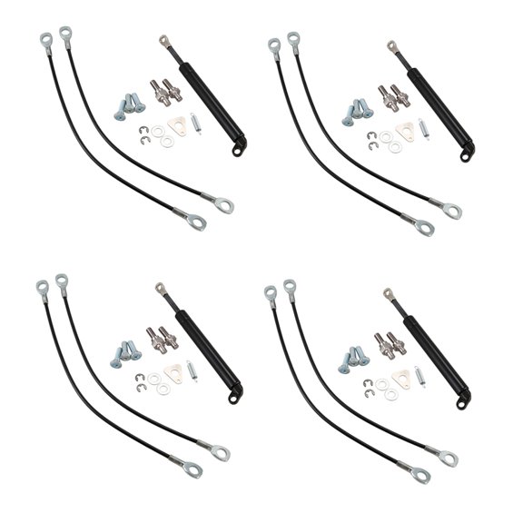 4X New Rear Gate Strut Shock for Dmax 2012+ 2015+ Stainless Steel Gas Easy for D-Max