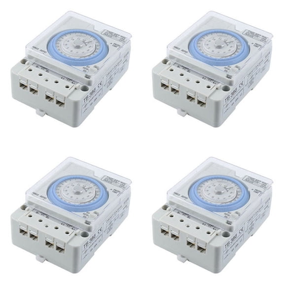 4X New TB-388 Rectangle 15 Minutes / 96 Times Switch Timer Without Battery
