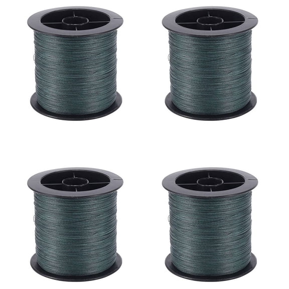 4X Nylon Braid Fishing Wire 30Lb 300M 11Kg for Train