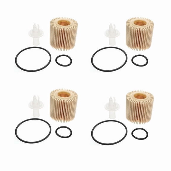 4X Oil Filter For Corolla Prius Matrix CT200H L4 1.8L Engine 04152-YZZA6 CH10358