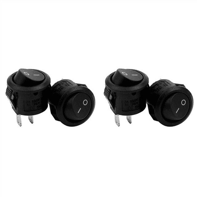 4X On/Off Self Latching Press Buttons Rocker Switch Toggle for Car Auto ...